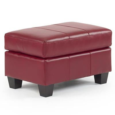 Best Home Furnishings Leather Ottoman F76EL IMAGE 1