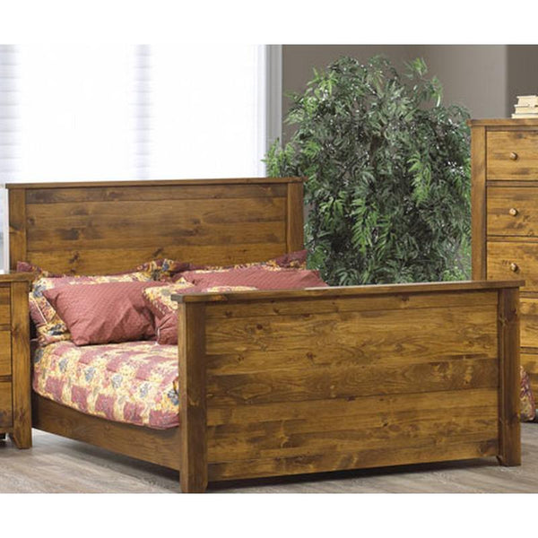 Vokes Furniture Rough Sawn Queen Panel Bed 850-1960-2 IMAGE 1