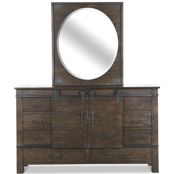 Magnussen Pine Hill Dresser Mirror B3561-43 IMAGE 2