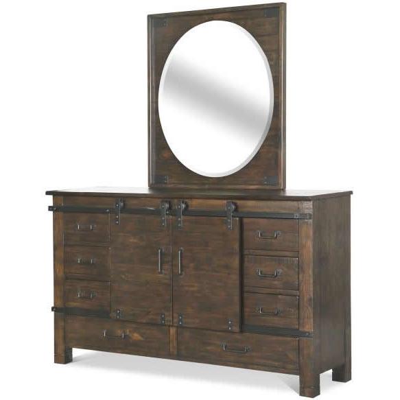 Magnussen Pine Hill Dresser Mirror B3561-43 IMAGE 3