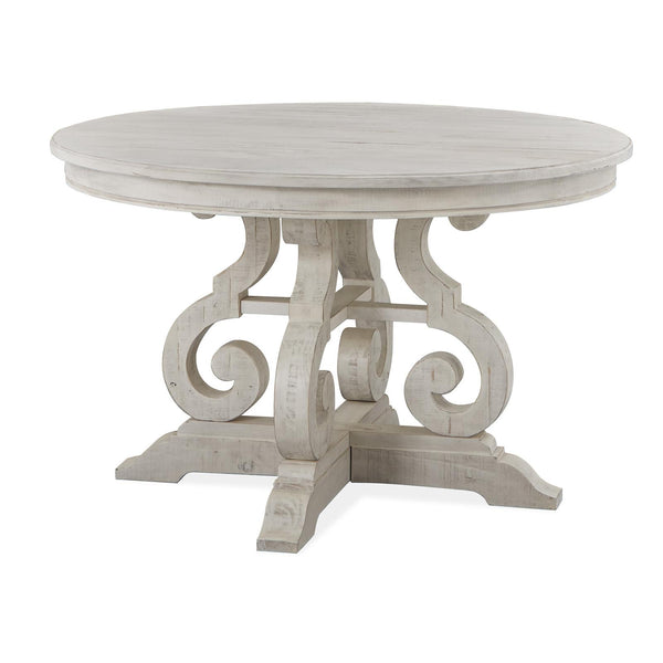 Magnussen Round Bronwyn Dining Table with Pedestal Base D4436-22B/D4436-22T IMAGE 1