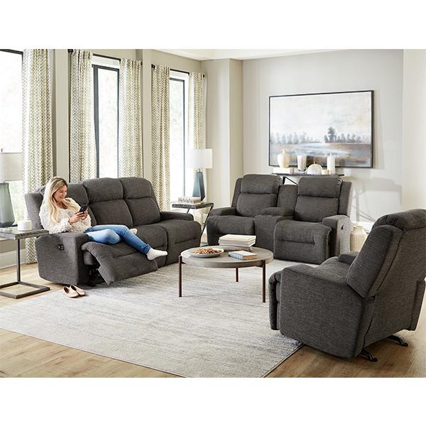 Best Home Furnishings O'Neil Reclining Fabric Loveseat O'Neil L920RY4 Reclinig Loveseat with Console - Charcoal IMAGE 9