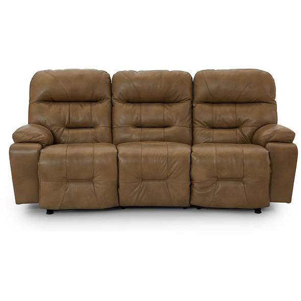 Best Home Furnishings Ryson Reclining Leather Sofa Ryson U850CZ4 Reclining Sofa - Stone IMAGE 3