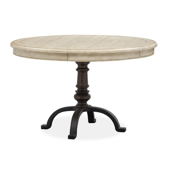 Magnussen Round Harlow Dining Table D5491-22B/D5491-22T IMAGE 1