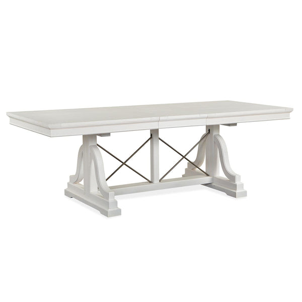 Magnussen Heron Cove Dining Table with Trestle Base D4400-25B/D4400-25T IMAGE 1