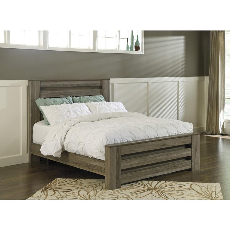 Signature Design by Ashley Zelen B248 5 pc King Poster Bedroom Set IMAGE 2