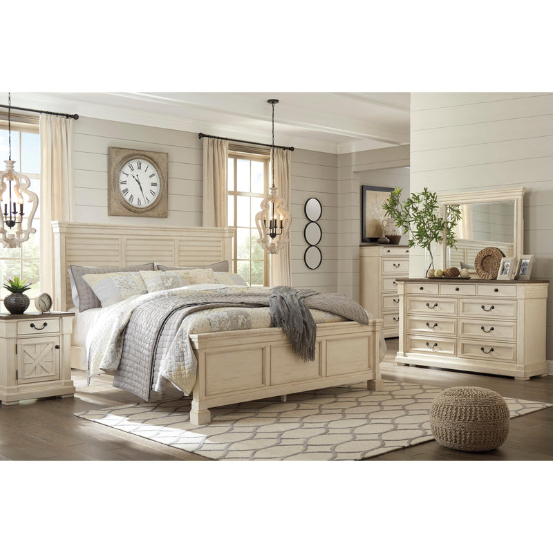 Signature Design by Ashley Bolanburg B647 8 pc Queen Louvered Bedroom Set IMAGE 2