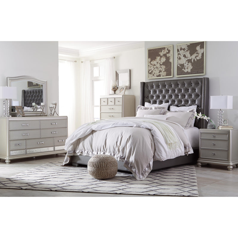 Signature Design by Ashley Coralayne B650B27 6 pc Queen Upholstered Bedroom Set IMAGE 1