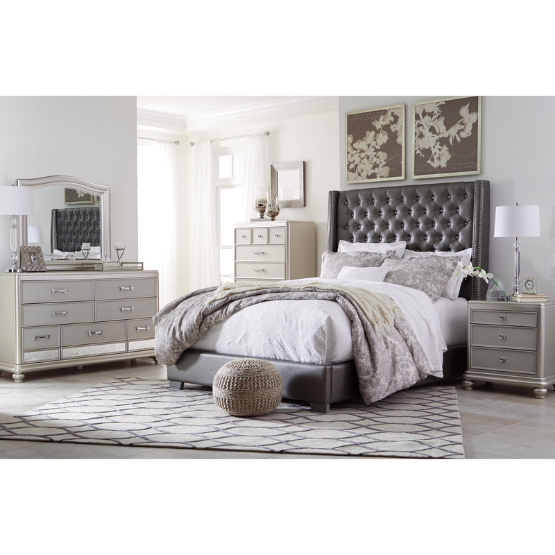 Signature Design by Ashley Coralayne B650B27 6 pc Queen Upholstered Bedroom Set IMAGE 2
