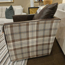 Leather Swivel Accent Chair