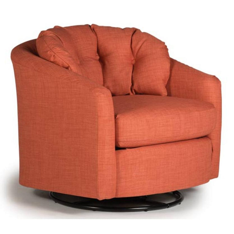 Best Home Furnishings Sanya Swivel Fabric Chair Sanya 2467-2 IMAGE 1