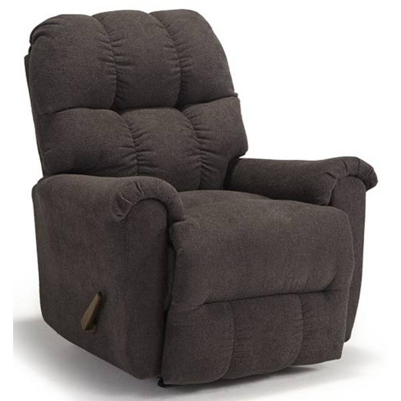 Best Home Furnishings Camryn Fabric Recliner Camryn 6N64 (Grey) IMAGE 1