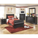  Signature Design by Ashley Huey Vineyard B128-62 Twin Sleigh Footboard IMAGE 3