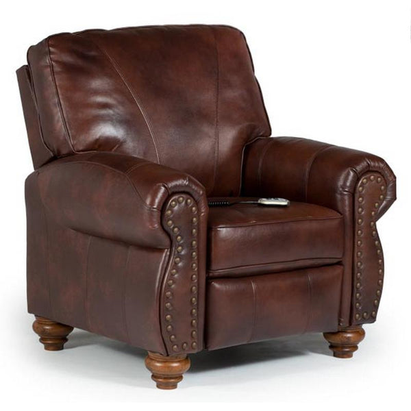 Best Home Furnishings Fleck Power Leather Recliner 6LP40DPL-P-71508L IMAGE 1