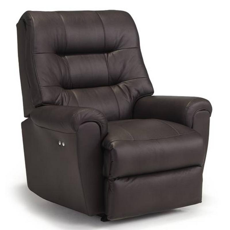 Best Home Furnishings Langston Power Leather Recliner Langston 8NP24U IMAGE 1