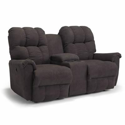 Best Home Furnishings Camryn Manual Reclining Fabric Loveseat Camryn L535RA4 IMAGE 1