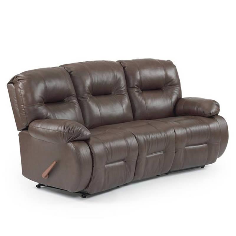 Best Home Furnishings Brinley Reclining Fabric Sofa Brinley Sofa IMAGE 1