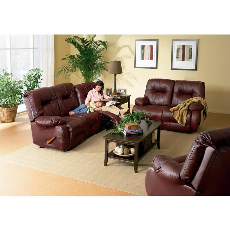 Best Home Furnishings Brinley Reclining Fabric Sofa Brinley Sofa IMAGE 2