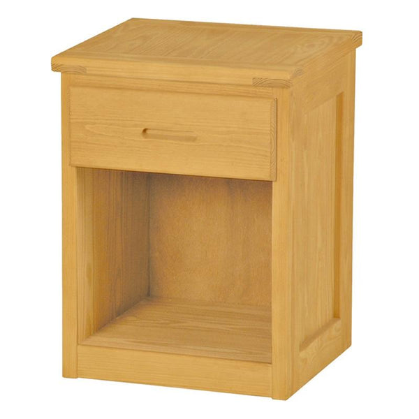 Crate Designs Furniture 1-Drawer Nightstand 7009 Nightstand IMAGE 1