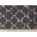 Kalora Interiors Lane Grey Cream Lattice Luxury Rug, 5'3" x 7'7" IMAGE 8