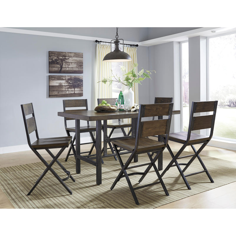 Signature Design by Ashley Kavara Counter Height Dining Table with Trestle Base D469-13 IMAGE 5