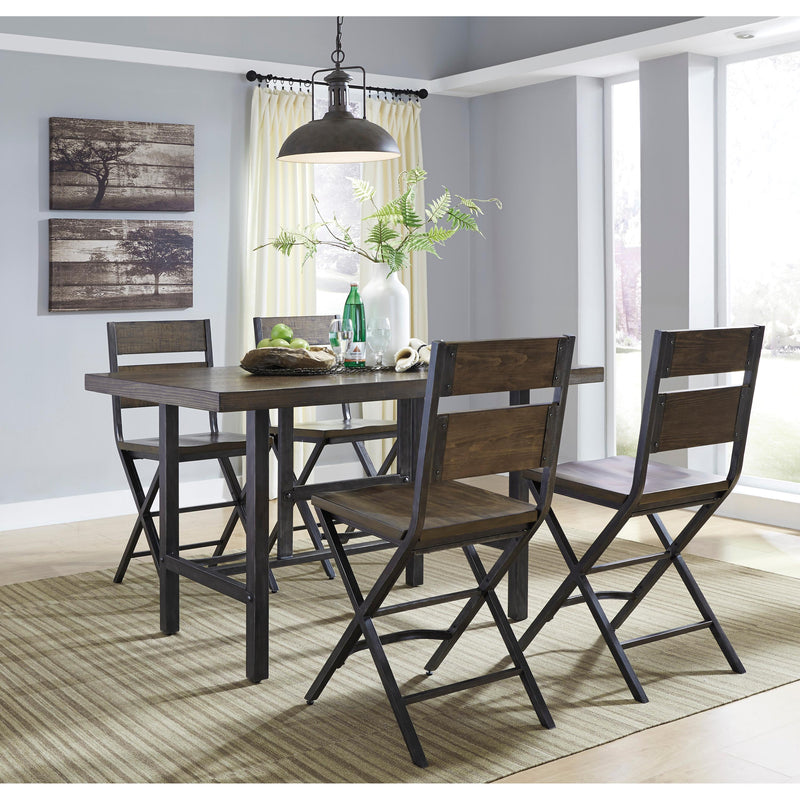 Signature Design by Ashley Kavara Counter Height Dining Table with Trestle Base D469-13 IMAGE 8