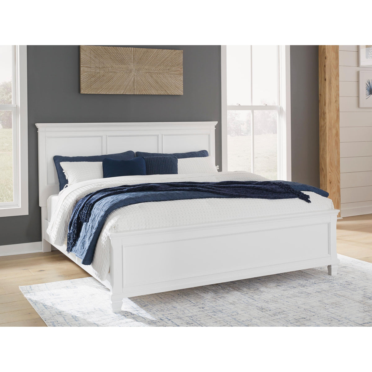 Signature Design by Ashley Fortman B680 7 pc Queen Panel Bedroom Set