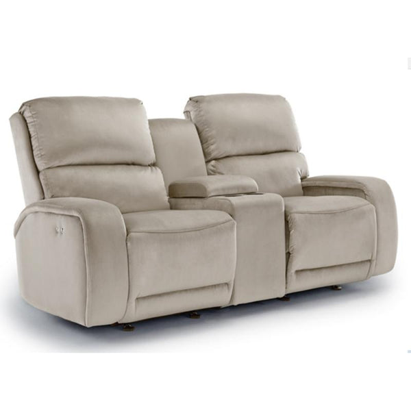 Best Home Furnishings Matthew Power Reclining Fabric Loveseat Matthew L650RQ4 IMAGE 1