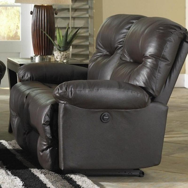 Best Home Furnishings Zaynah Manual Reclining Leather Loveseat L501CA4 71366KL IMAGE 1
