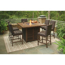 Signature Design by Ashley Paradise Trail P750P8 7-piece Outdoor Seating Set IMAGE 3