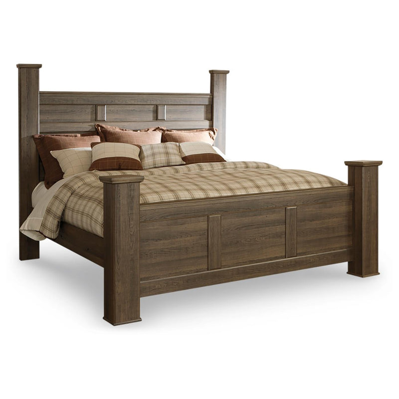 Signature Design by Ashley Juararo B251B30 8 pc King Poster Bedroom Set IMAGE 2