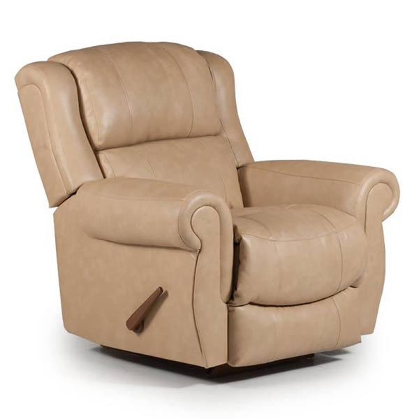 Best Home Furnishings Terrill Rocker Leather look Recliner 8N77U IMAGE 1