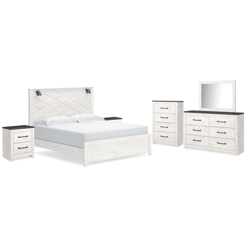  Signature Design by Ashley Gerridan B1190B28 8 pc King Panel Bedroom Set IMAGE 2
