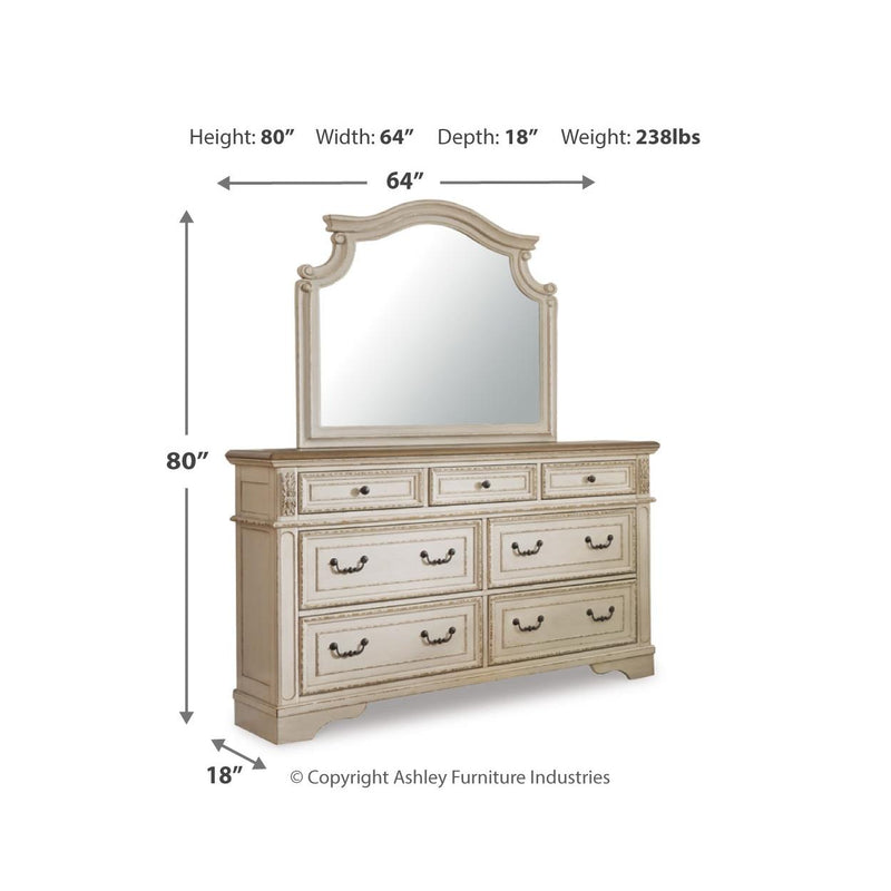  Signature Design by Ashley Realyn B743B40 6 pc Full Panel Bedroom Set IMAGE 9