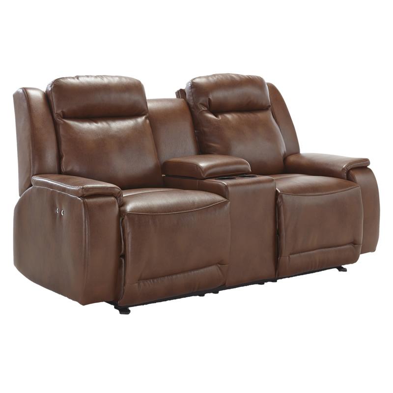 Best Home Furnishings Power Reclining Fabric Loveseat L680UQ4 IMAGE 1