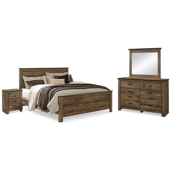  Signature Design by Ashley Trinell B446B94 6 pc King Panel Bedroom Set IMAGE 1