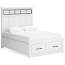  Benchcraft Ashbryn B844B9 6 pc King Panel Storage Bedroom Set IMAGE 2