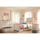  Signature Design by Ashley Willowton B267B65 7 pc Twin Panel Bedroom Set IMAGE 1
