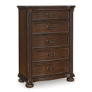  Signature Design by Ashley Lavinton B764B14 7 pc Queen Poster Bedroom Set IMAGE 5