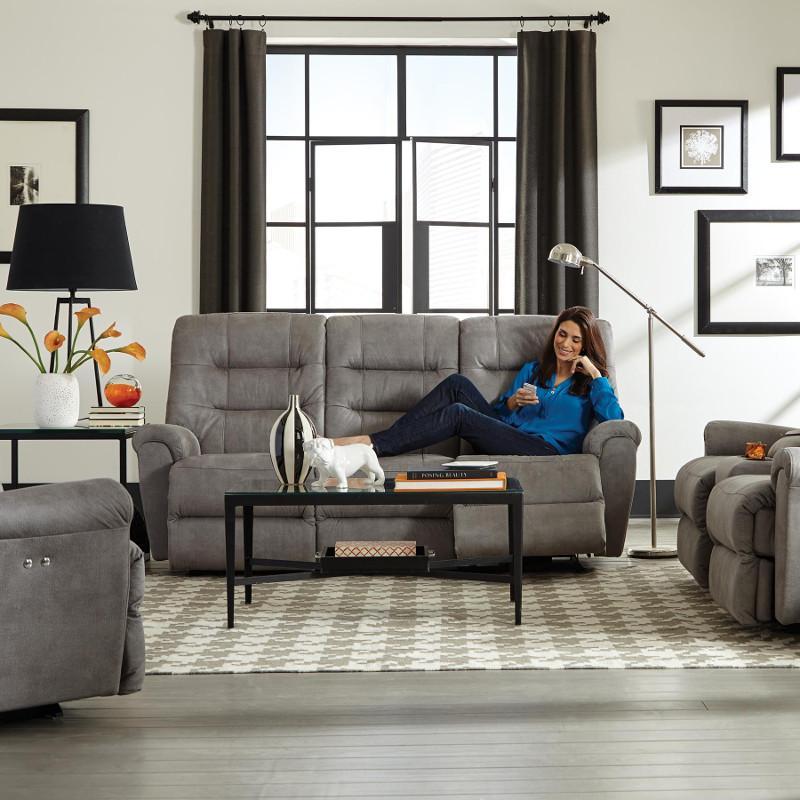 Best Home Furnishings Langston Power Reclining Fabric Sofa Langston S820UP4 IMAGE 2