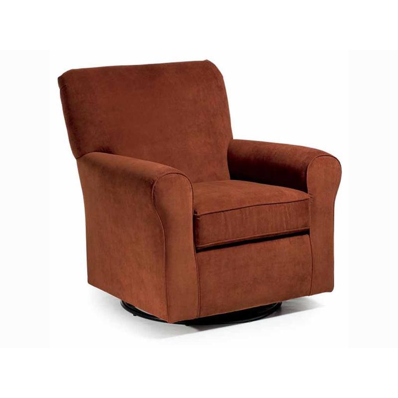 Best Home Furnishings Hagen Swivel, Glider Fabric Chair 4177 IMAGE 1