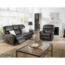  Elran Uno Reclining Leather Loveseat 2040-100/2040-110 IMAGE 1