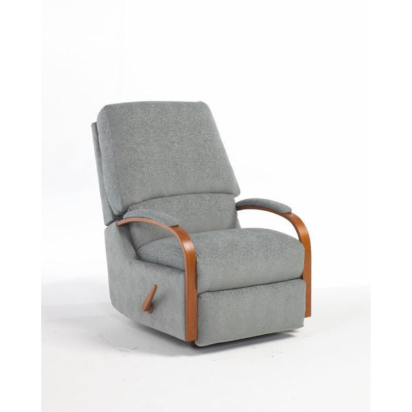 Best Home Furnishings Swivel Fabric Recliner 7NW04DP IMAGE 1