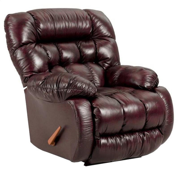 Best Home Furnishings Plusher Rocker Leather Recliner 8MW27LV-72638L IMAGE 1