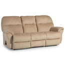 Best Home Furnishings Bodie Reclining Fabric Sofa Bodie S760RA4 Reclining Sofa (Beige) IMAGE 1