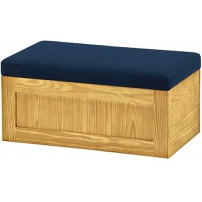 Crate Designs Furniture Storage Bench 8018 Storage Bench - Yellow IMAGE 1