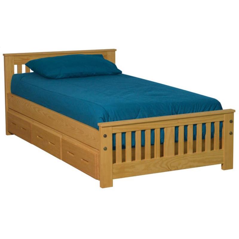 Crate Designs Furniture Shaker Full Bed With Trundle 44798 IMAGE 1
