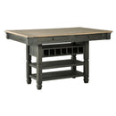 Signature Design by Ashley Tyler Creek Counter Height Dining Table with Pedestal Base D736-32 IMAGE 1