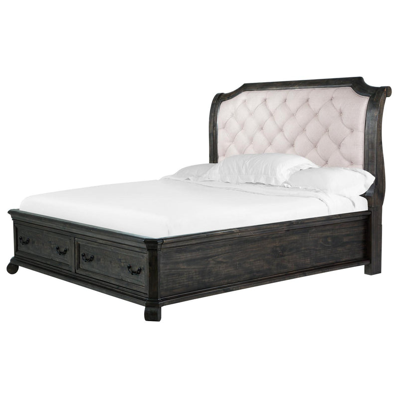 Magnussen Bellamy Queen Upholstered Sleigh Bed with Storage B2491-53F/B2491-53H/B2491-53R IMAGE 2