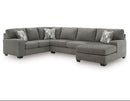 Clarington PC48405S2 3 pc Sectional with Chaise
